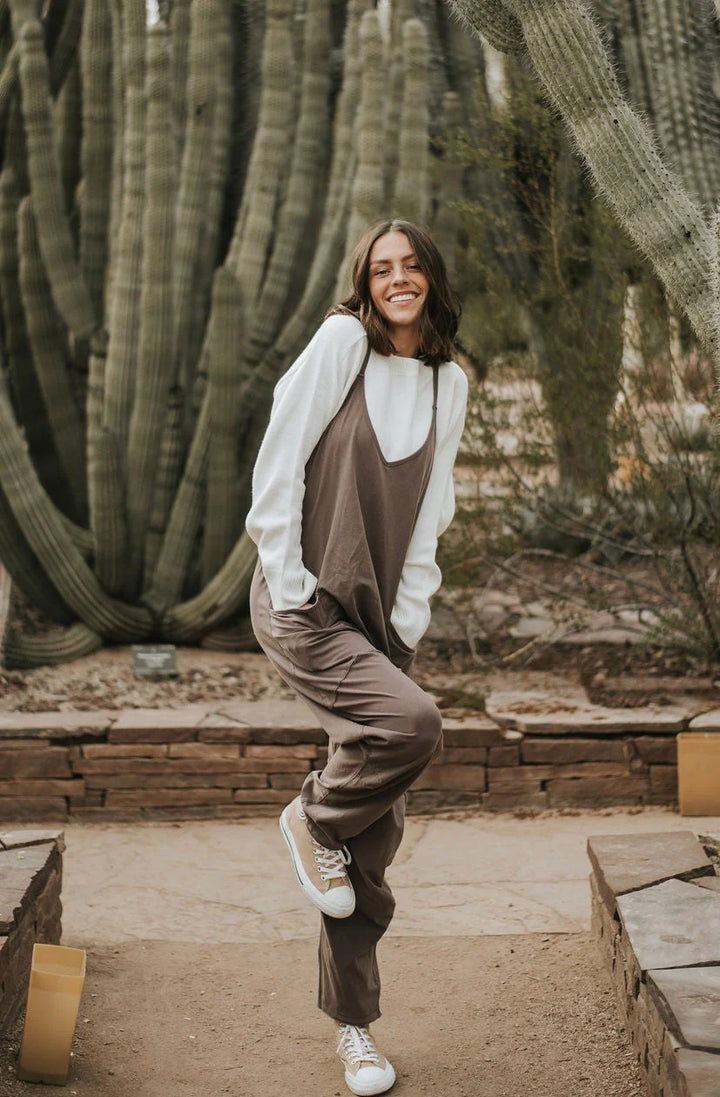 Mono Casual Diseño Cómodo con Pierna Ancha