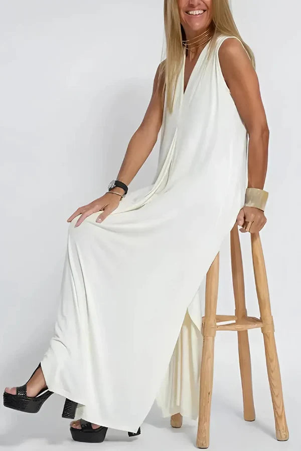 Vestido largo elegante + cárdigan a juego de regalo