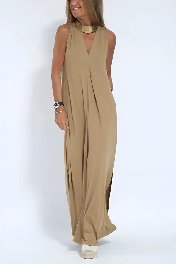 Vestido largo elegante + cárdigan a juego de regalo
