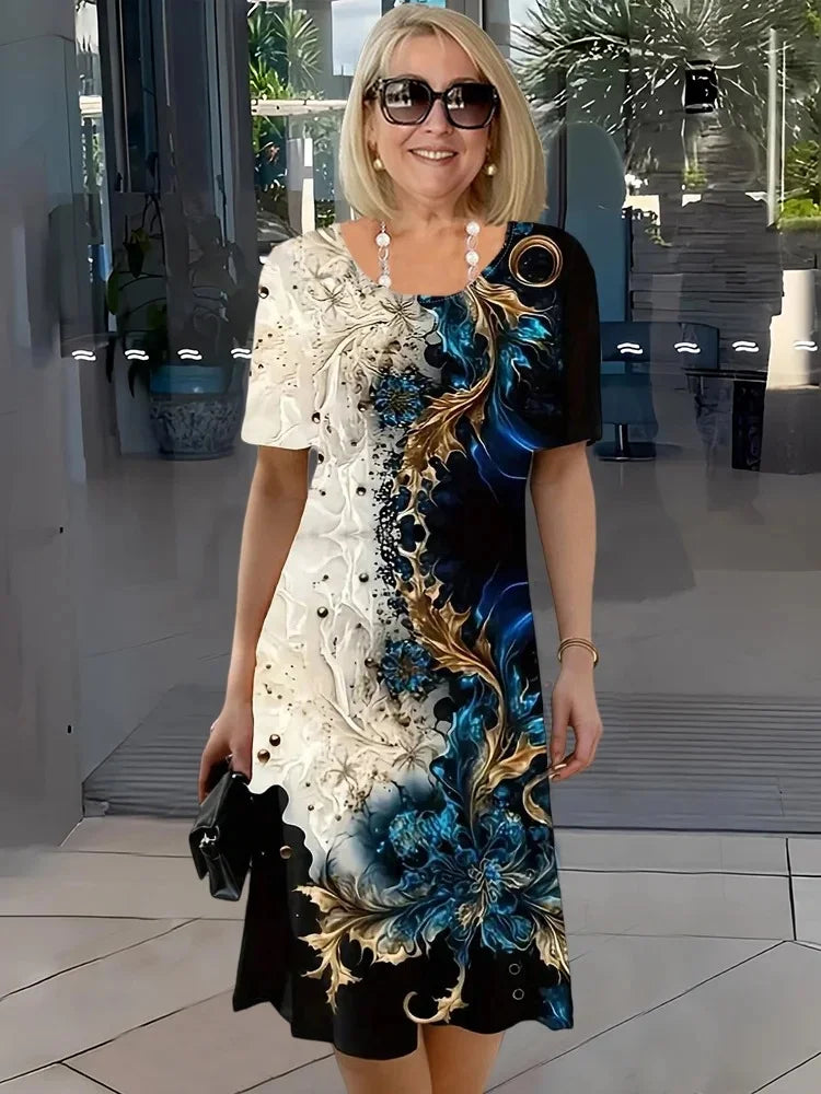 Vestido de Mujer Para Verano Con Estampado Floral