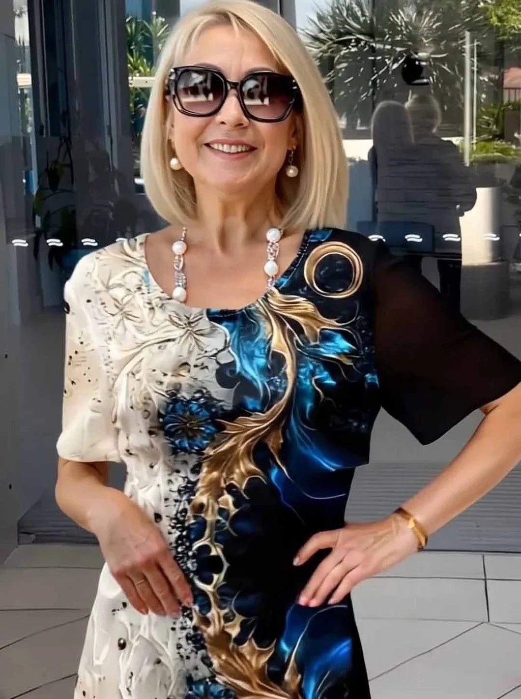 Vestido de Mujer Para Verano Con Estampado Floral