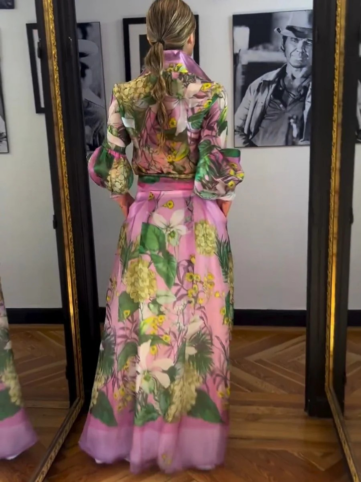 Vestido floral elegante