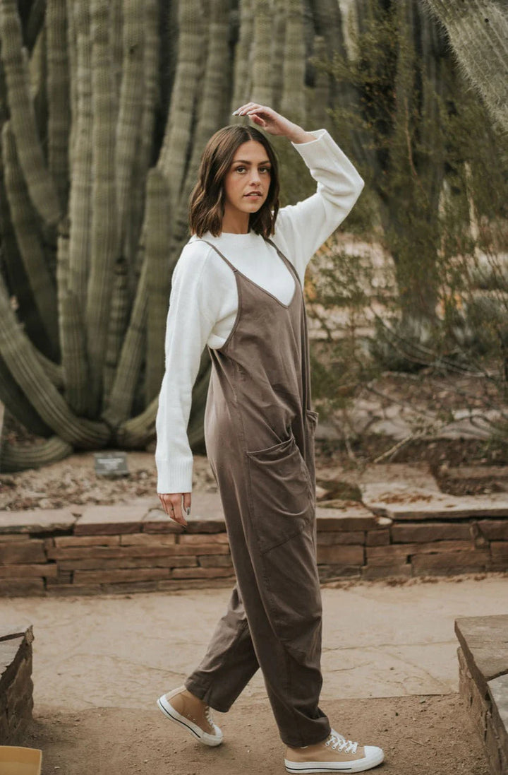 Mono Casual Diseño Cómodo con Pierna Ancha