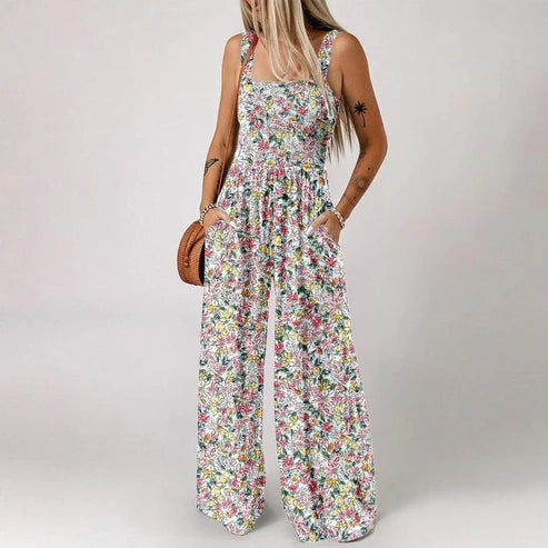 Mono Casual Sin Mangas con Estampado para Mujer