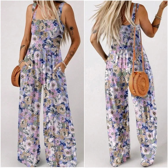 Mono Casual Sin Mangas con Estampado para Mujer