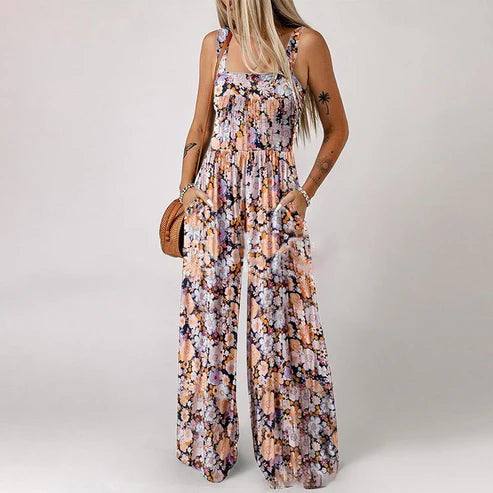 Mono Casual Sin Mangas con Estampado para Mujer