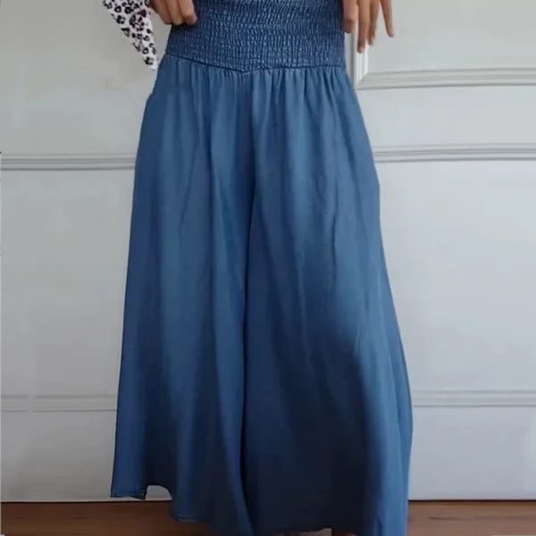 Pantalones Anchos y Sueltos con Bolsillos
