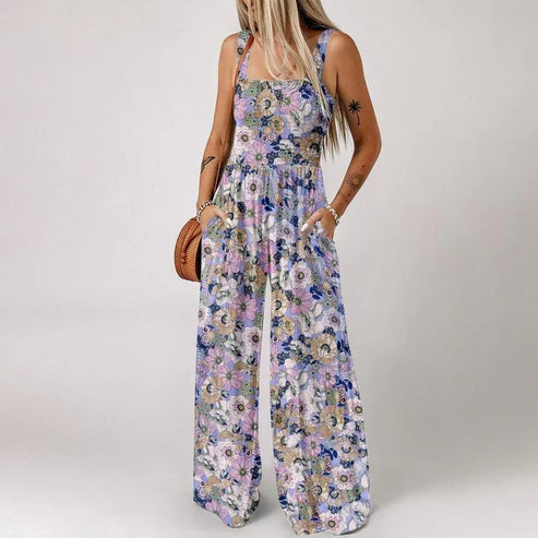 Mono Casual Sin Mangas con Estampado para Mujer